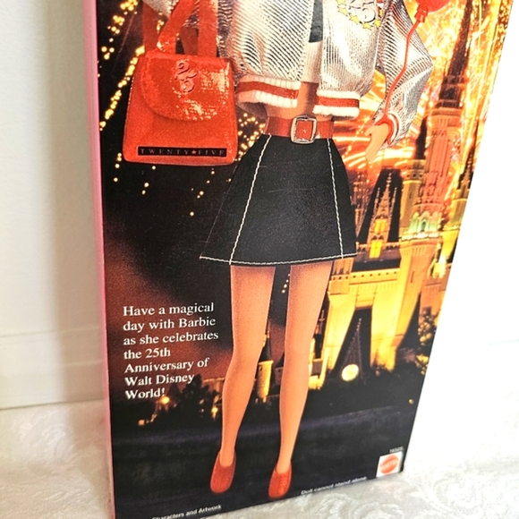 Walt Disney World Special Edition 25th Anniversary Barbie Doll- New in B… - Picture 6 of 8